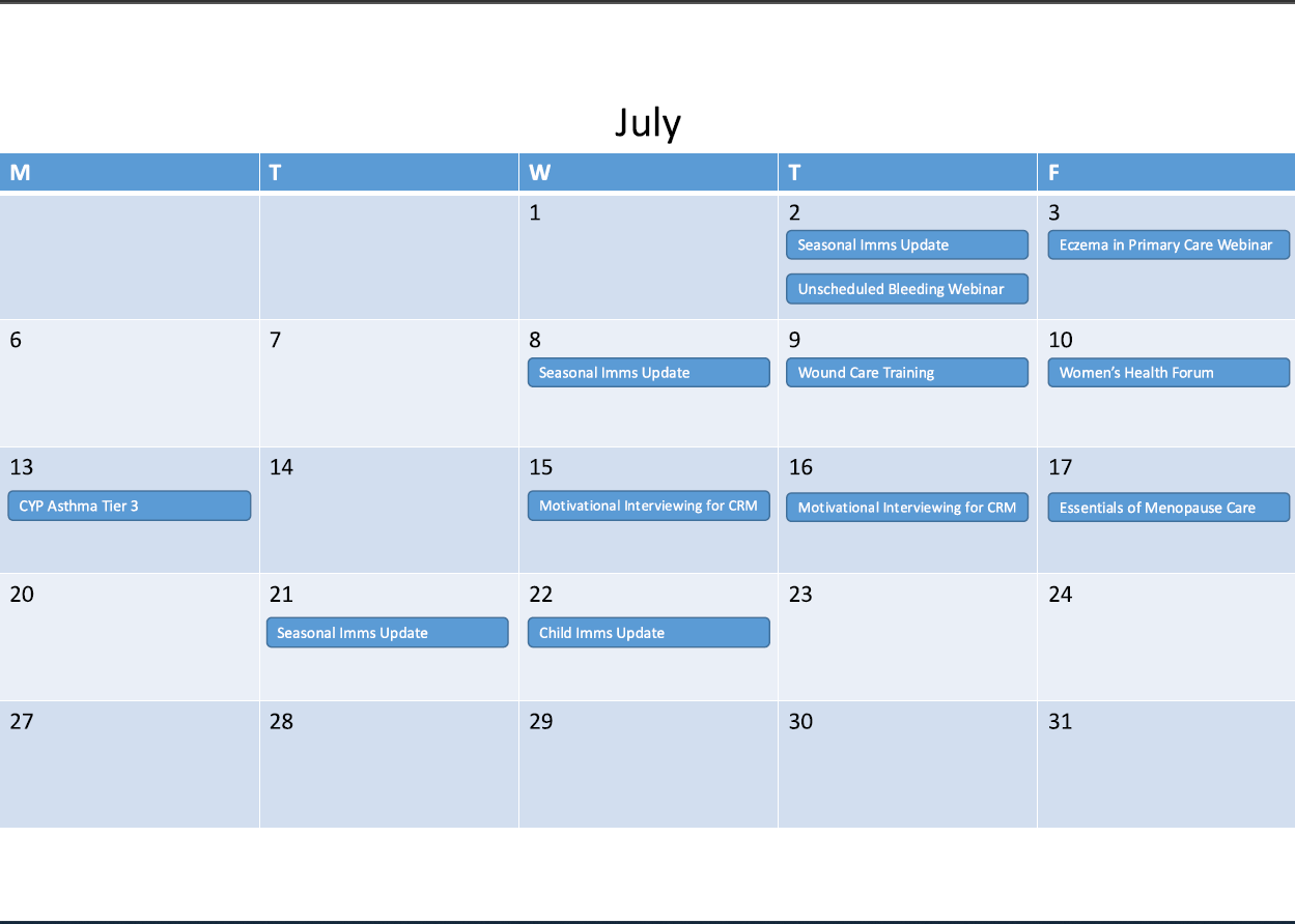 July 2026 Calendar
