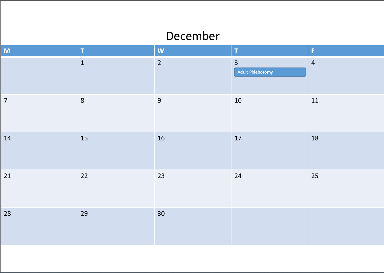 December 2026 Calendar