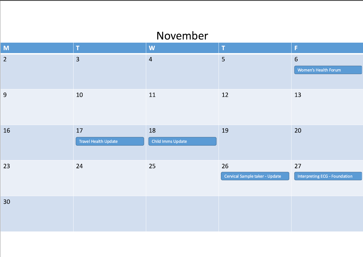 November 2026 Calendar