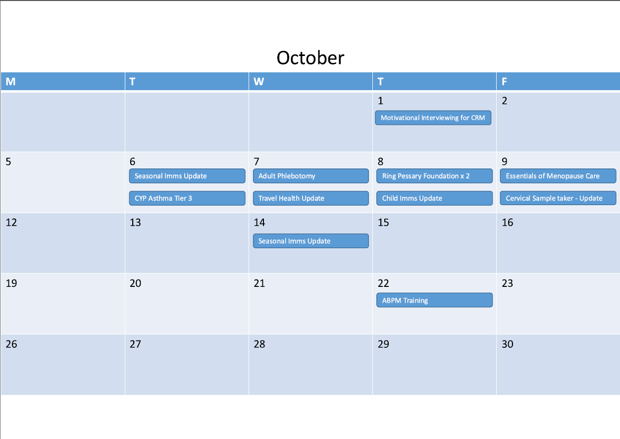 October 2026 Calendar